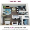 Floor plan: Studio Plan 1