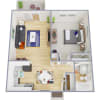 Floor plan: A1R Renovated