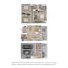 Floor plan: Cottage C2 + Den