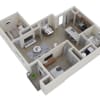 Floor plan: 2x1 - C2