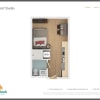Floor plan: Fremont Studio