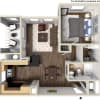 Floor plan: 40a 1x1