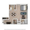 Floor plan: Studio Hillside