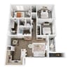 Floor plan: 3x2