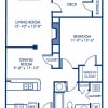 Floor plan: A1 Renovated