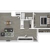 Floor plan: 1x1