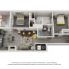 Floor plan: Flat 2 Bedroom 2 Bathroom
