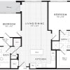Floor plan: C1 - 2 Bed_2 Bath