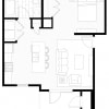 Floor plan: Crest Studio B