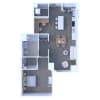 Floor plan: One Bedroom A13