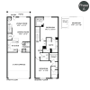 Floor plan: The Townhomes Plan 2