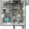 Floor plan: One Bedroom