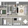 Floor plan: Willow Park Apartments