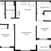 Floor plan: 2B-1