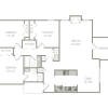 Floor plan: 3 Bed, 2 Bath Phase 1