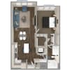 Floor plan: A4-D1-722