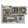 Floor plan: 2x1