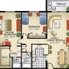 Floor plan: Model D