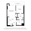 Floor plan: A01 - 1 Bedroom