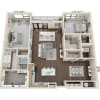 Floor plan: 2 bedroom 2.5 bath