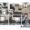 Floor plan: Two Bedroom  One Bathroom