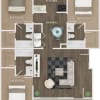 Floor plan: 3 Bedroom 3 Bath
