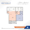 Floor plan: 1 Bedroom