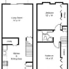 Floor plan: 2BR/1BA Classic
