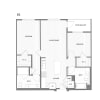 Floor plan: 2 BR/2 BA