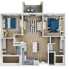 Floor plan: B1 60%