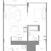 Floor plan: Navona One Bedroom Flat A