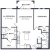 Floor plan: The Fringe I