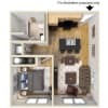 Floor plan: One Bedroom A 