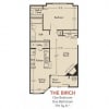 Floor plan: Birch - Renovated