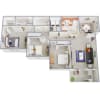 Floor plan: C1R- 3x2