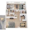 Floor plan: 2x1-Reno