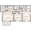 Floor plan: Two Bed Two Bath