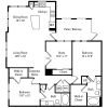 Floor plan: 2B
