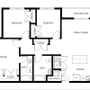 Floor plan: 3 bedroom 2 bath