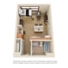 Floor plan: Studio