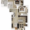 Floor plan: 2 Bed/2 Bath-B8