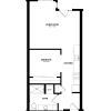 Floor plan: A-3 One Bedroom