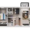 Floor plan: 1 Bedroom