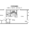 Floor plan: 1X1-C