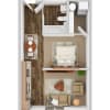 Floor plan: Apartment Studio