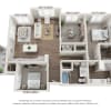 Floor plan: Three Bedroom C1