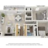 Floor plan: Two Bedroom