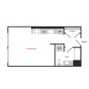 Floor plan: Studio A