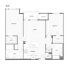 Floor plan: 2 BR/2 BA
