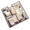 Floor plan: Monet Bleu